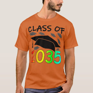 Afstuderen Klasse van 2035 Handse Prints Ruimte vó T-shirt