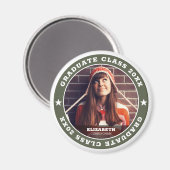 Afstuderen Klasse van 20XX Afstuderen Foto Magneet (Voorkant / Achterkant)