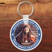 Afstuderen Klasse van 20XX Afstuderen Foto Sleutelhanger (Voorkant)