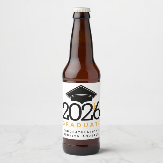 Afstuderen Klasse van 20XX Bier Etiket (Voorkant)