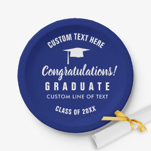 Afstuderen Klasse van 20XX Congrats Afstudeerder b Papieren Bordje