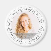 Afstuderen Klasse van 20XX Eenvoudige, moderne, aa Magneet (Voorkant)