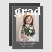 Afstuderen Klasse van 20XX Moderne Foto Afstuderen (Voorkant / Achterkant)