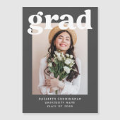 Afstuderen Klasse van 20XX Moderne Foto Afstuderen (Voorkant)