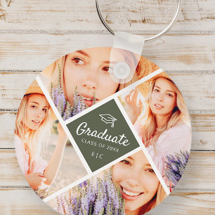 Afstuderen Klasse van 20XX Moderne Graduation Cap  Sleutelhanger