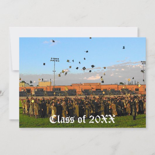 Afstuderen Klasse van 20XX ter plaatse Kaart (Voorkant)