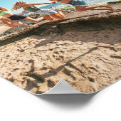 Afstuderen Klasse van Aangepaste foto-inkeping 2 Poster (Hoek)