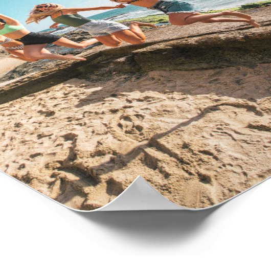 Afstuderen Klasse van Aangepaste foto-inkeping 2 Poster (Hoek)