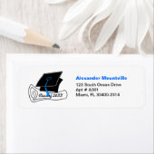 Afstuderen Klasse van Adreslabel Diploma 3 Etiket (Insitu)