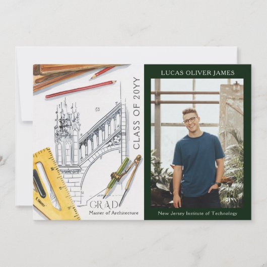 Afstuderen Klasse van Architectuuringenieur (Voorkant)