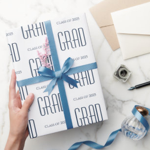 Afstuderen Klasse van de Partij Minimalist 2025 Cadeaupapier