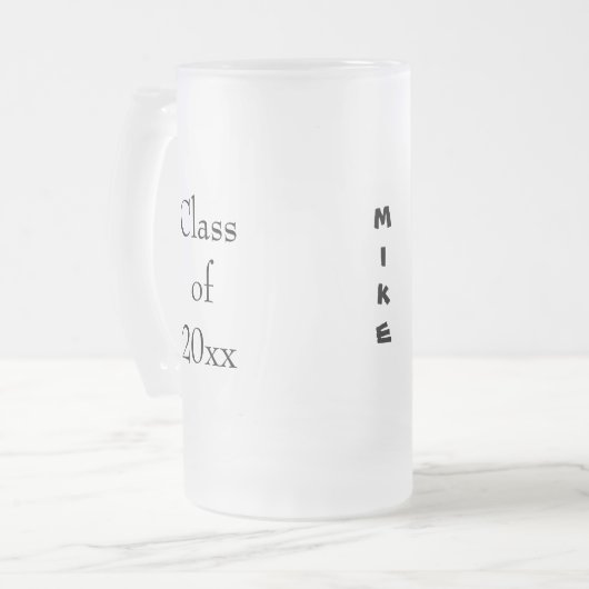 Afstuderen Klasse van Mok Pas Datum en Naam aan (Voorkant links)