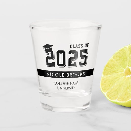 Afstuderen Klasse van Shot Glass Glas (Voorkant)