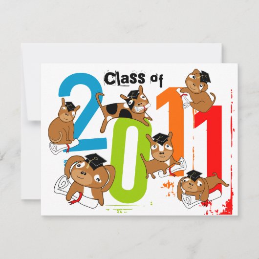Afstuderen Klasse van uitnodiging 2011 (Voorkant)