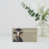 Afstuderen Koe Visitekaartje (Staand voorkant)