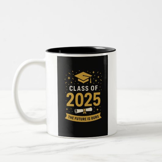 afstuderen koffie mok (Links)