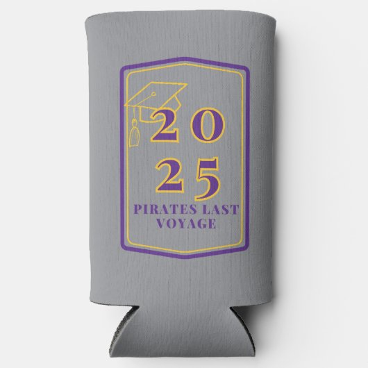 Afstuderen Koozie - Grijs (Voorkant)