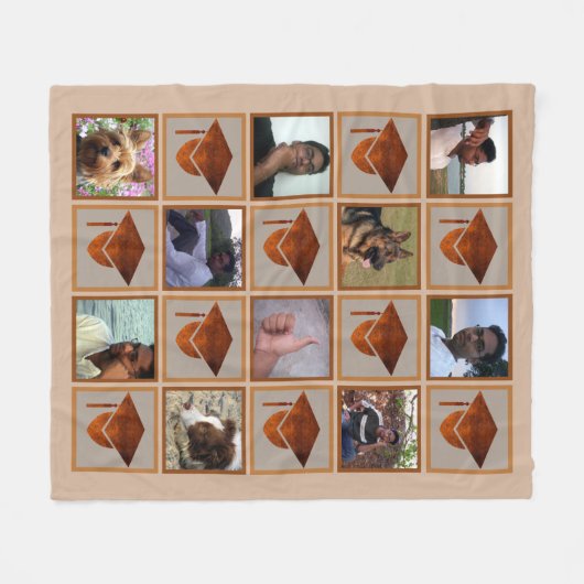 Afstuderen Koper Afstuderen Keepomwille 10 Foto Fleece Deken (Voorkant (Horizontaal))