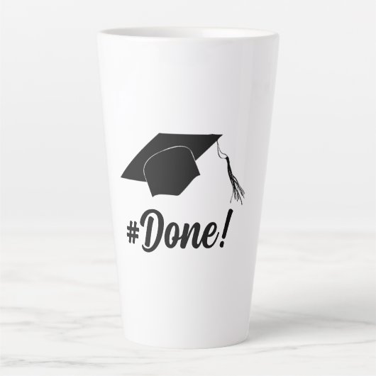 Afstuderen Latte Mok (Voorkant)