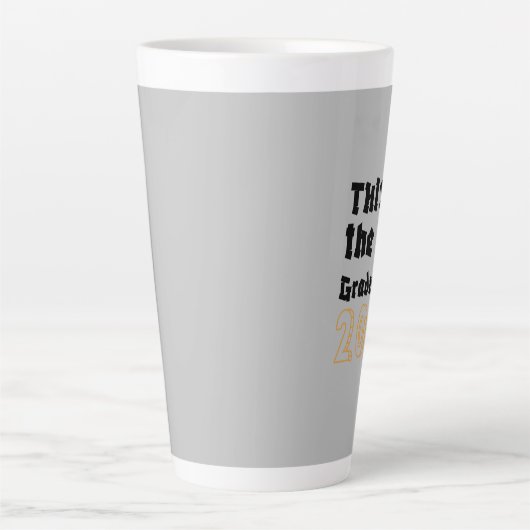 Afstuderen Latte Mok (Voorkant)