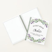 Afstuderen lavendel violet eucalyptus notitieboek (Binnen)