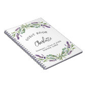 Afstuderen lavendel violet eucalyptus notitieboek (Rechterzijde)