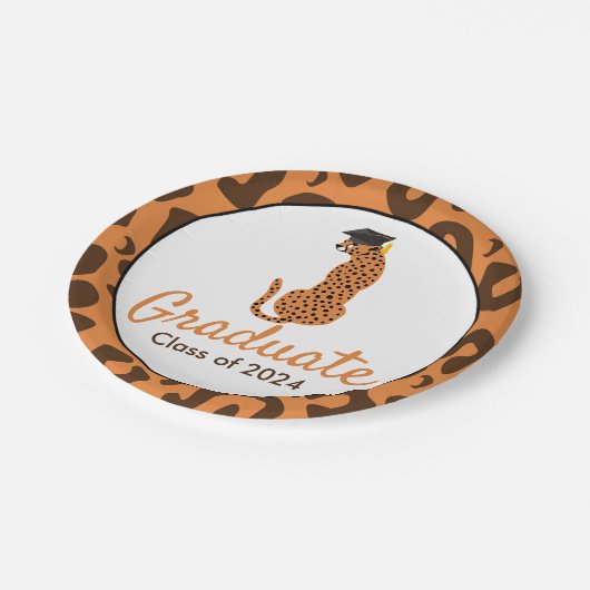 Afstuderen Leopard Papier Bord (Gekanteld)