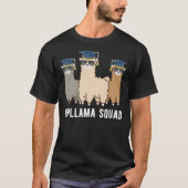 Afstuderen Llama Afstudeerder Diploma Afstuderen K T-shirt (Voorkant)