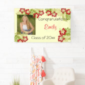 Afstuderen, Luau, Hibiscus, Aangepast Spandoek (Insitu)