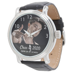 Afstuderen man foto afstuderen studentenklasse horloge