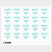 Afstuderen - Marokkaanse Trellis, Latticework - bl Hart Sticker (Vel)