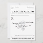 Afstuderen MD Invite Kaart (Voorkant)