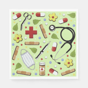 Afstuderen medicijnen servet