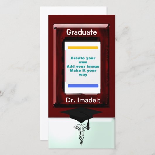 Afstuderen Medische School Aankondiging (Voorkant / Achterkant)