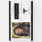 Afstuderen, Medische School, Douanefoto, Spandoek (Verticaal)