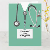 Afstuderen Medische School Kaart (Gele Bloem)