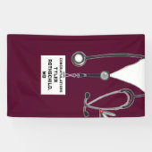 Afstuderen Medische School Spandoek (Horizontaal)