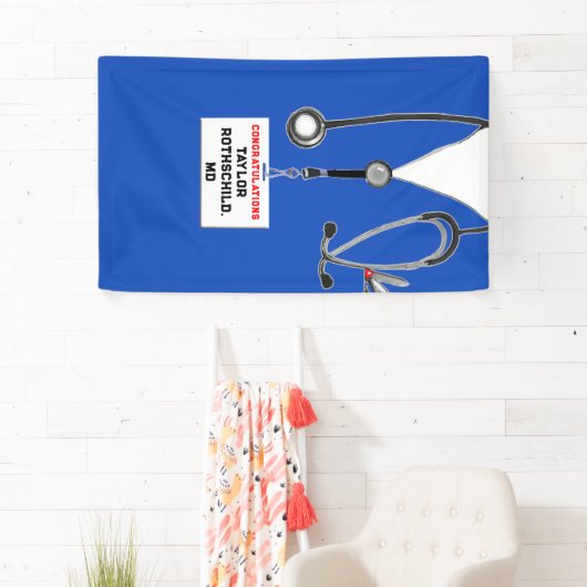 Afstuderen Medische School Spandoek (Insitu)