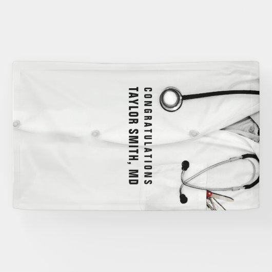 Afstuderen Medische School Spandoek (Horizontaal)