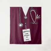 Afstuderen Medische School Wandkleed (Voorkant)