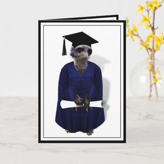 Afstuderen Meerkat Afstuderen Kaart (Gele Bloem)
