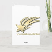 Afstuderen Meisje Sterren Kaart (Achterkant)