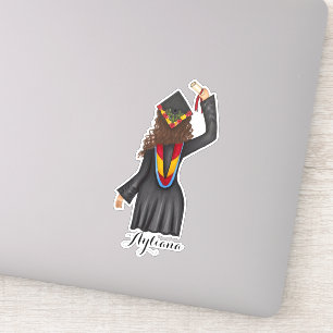 Afstuderen met de Sticker van de Douanenaam Diplom