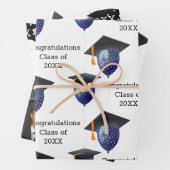 Afstuderen Met Foto en Jaar Inpakpapier Vel (In situ)