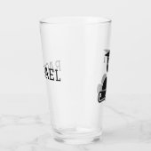 Afstuderen met het Afstuderen Naam Glas (Rechts)