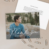 Afstuderen met Script-foto's Bedankkaart