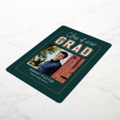 Afstuderen met Varsity Pride Folie EDITABLE KLOR F Folie Uitnodiging (Gedraaid)