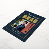 Afstuderen met Varsity Pride Folie EDITABLE KLOR F Uitnodiging (Gedraaid)