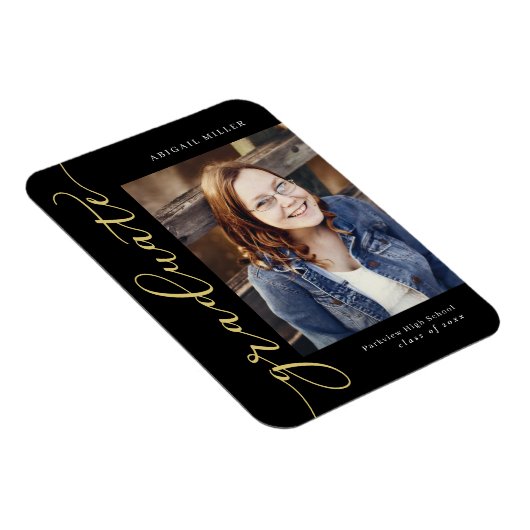 Afstuderen met zijdelings schrijfbare KLEURKLEUR Magneet (Rechterzijde)