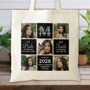 Afstuderen Modern 5 Photo Collage Afstuderen Tote Bag